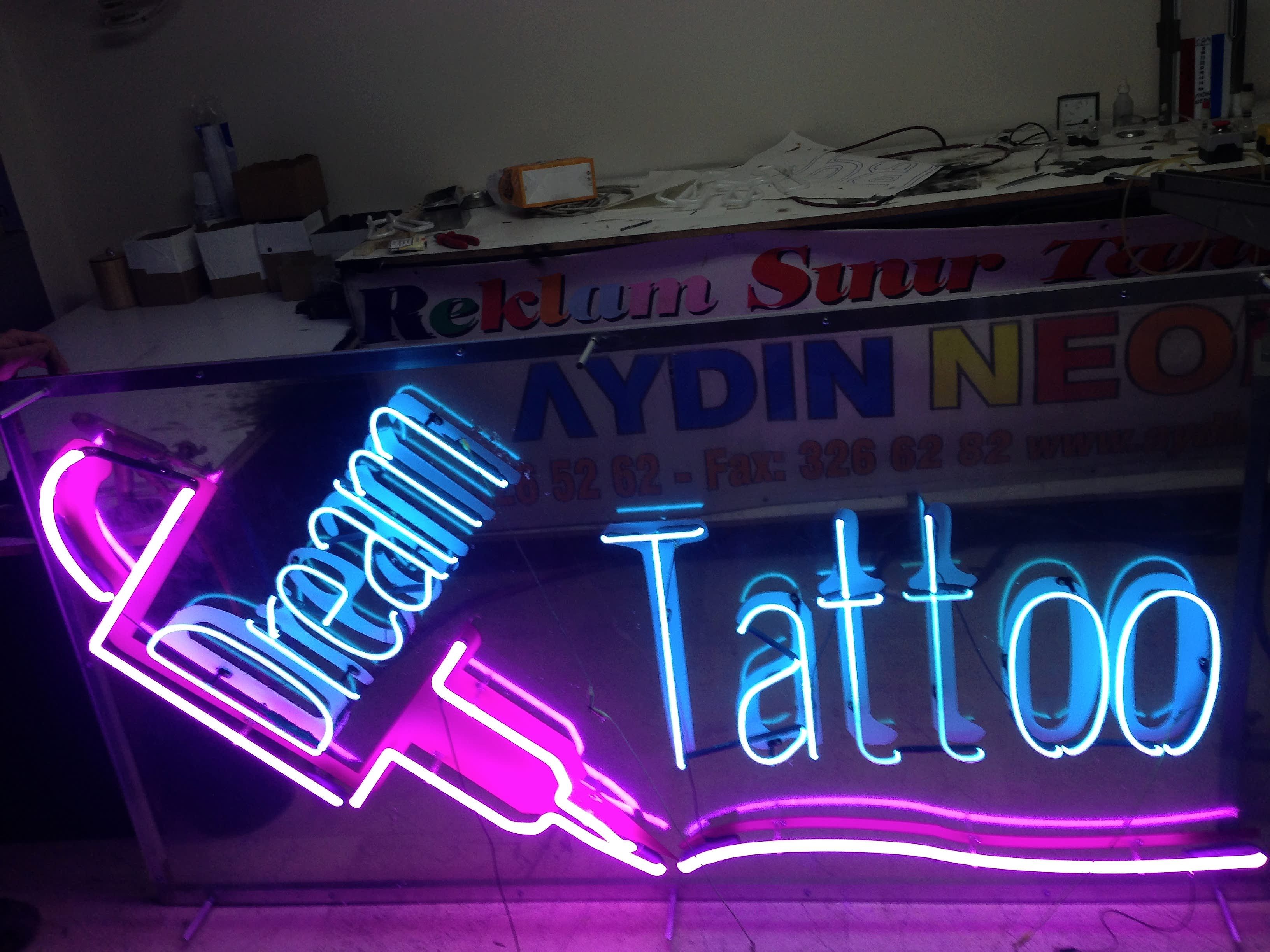 Tattoo Neon Tabela
